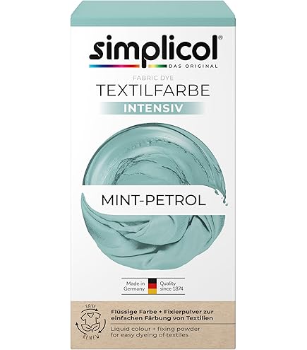 simplicol Textile Dye Intensive Glacier Blue | Easy Dyeing in the